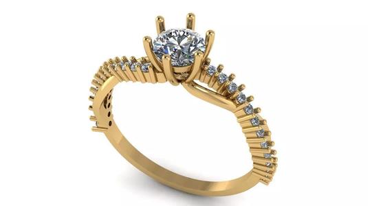 Braided ring featuring