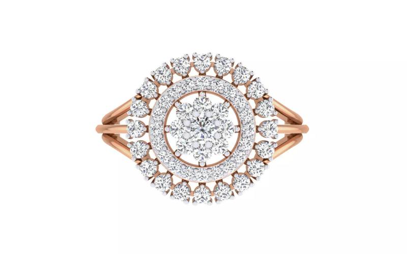 Ultra light wt Women Ring 3dm stl renders details