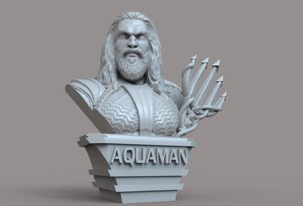AQUAMAN STL BUST