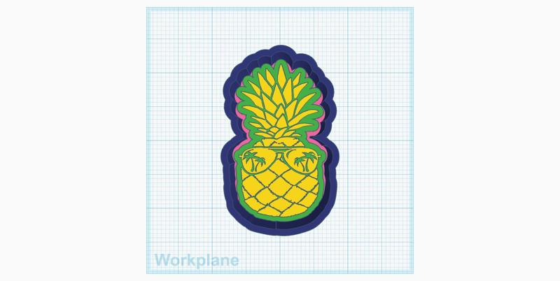 Pineapple tropic shades