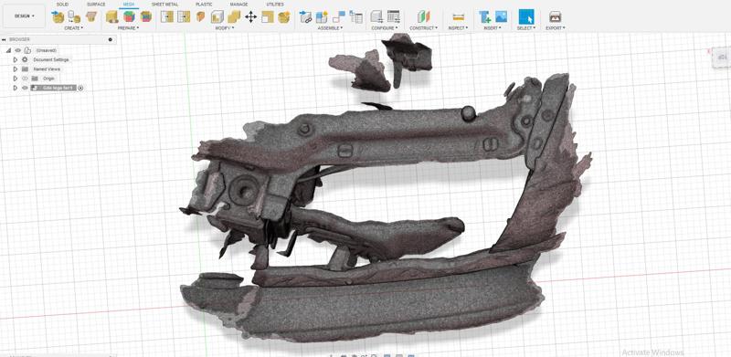 BMW E46 Left headlight binding sheet