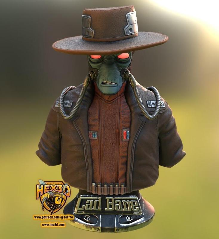 Cad Bane Bust - Book of Boba Fett