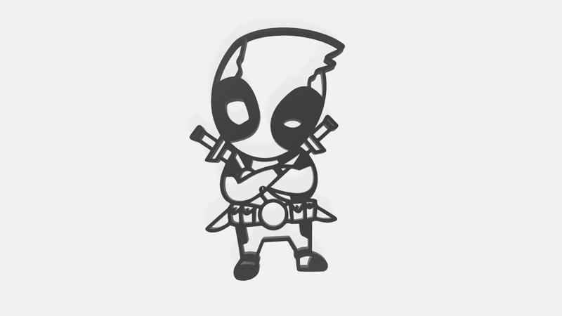 Deadpool wall decoration