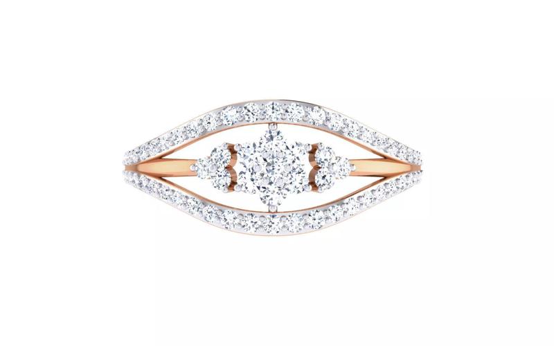 Ultra light wt Women Ring 3dm stl renders details