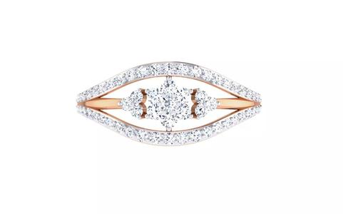 Ultra light wt Women Ring 3dm stl renders details