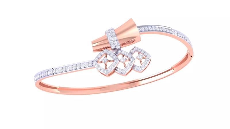 Women Light wt Diamond Bracelet 3dm renders