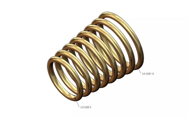 2mm wide comfort fit rounded wedding band US sizes 5to12