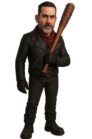 CARTOON NEGAN THE WALKING DEAD