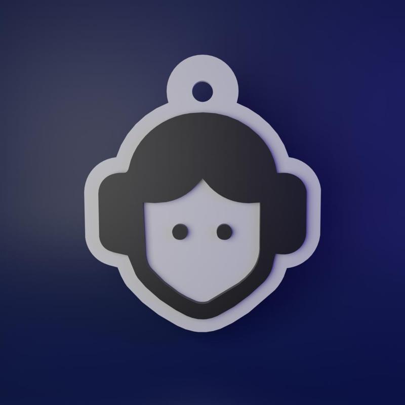 Leia Keychain