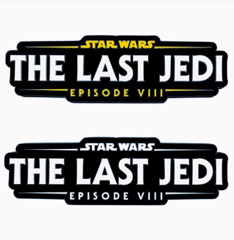 STAR WARS - THE LAST JEDI - EPISODE VIII V2 Logo Display by MANIACMANCAVE3D