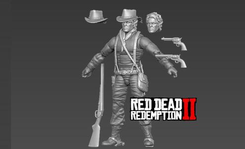 arthur morgan  kit 1/12 red dead redemption 2