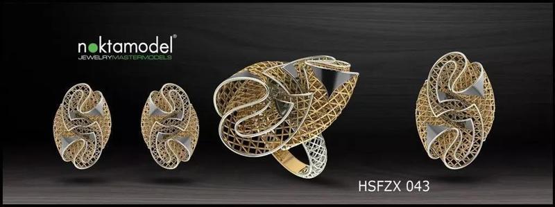 10 Half sets of Floral turkish model for ring Batch 05