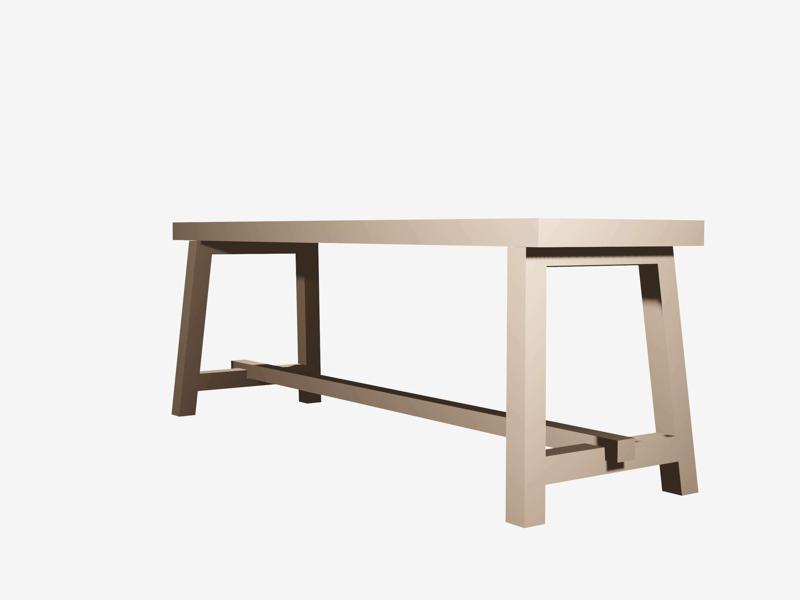 Miniature Bench 1/12 Scale