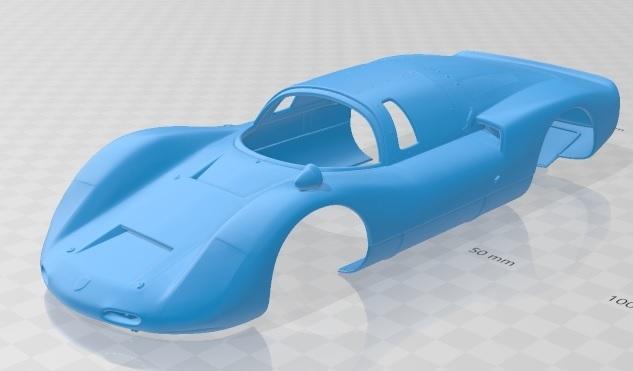 Porsche 906 Carrera 6 Coupe 1966 Printable Body Car
