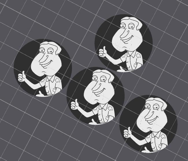 Family Guy - Quagmire Tire Valve Stem Cap