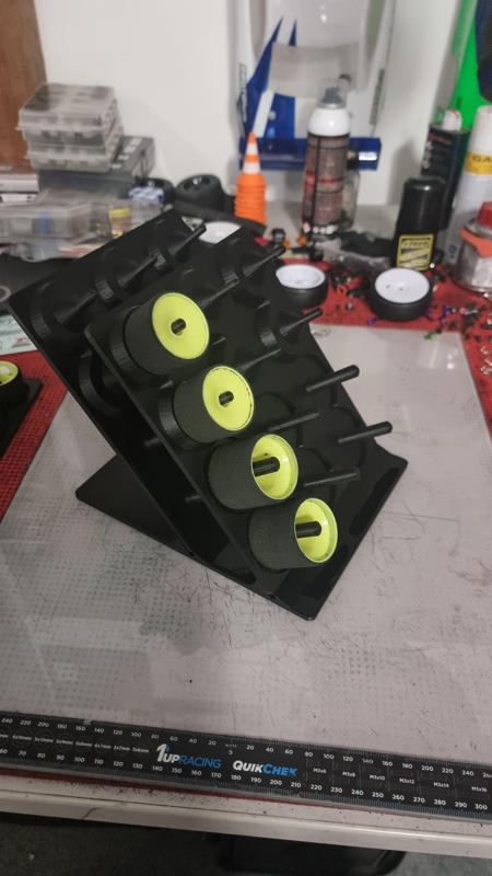 RC tire box for 1/12 moss rubber tires