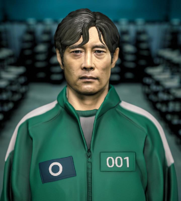 1/6 1/12 Squid Game 2 001 Hwang In-ho Lee Byung-hun headsculpt bust