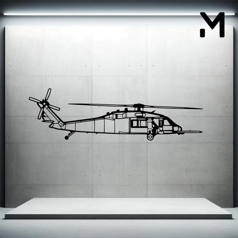 Wall Silhouette: model 18 angle