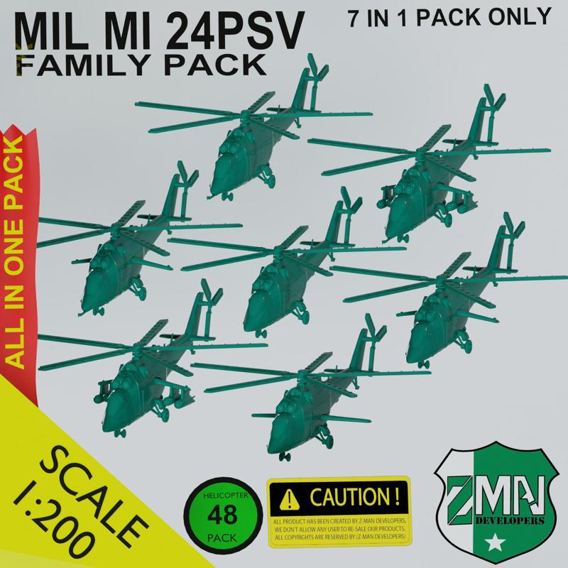 MIL MI 24PSV (FAMILY PACK) HELICOPTERS