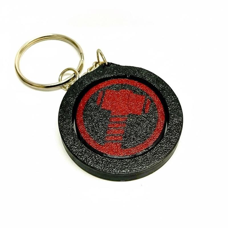 Thor Rotating Fidget Keychain