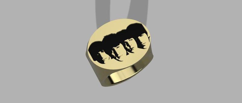The Beatles Signet Ring 22mm