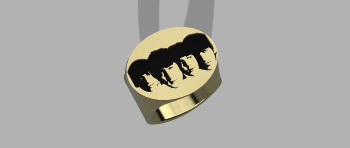The Beatles Signet Ring 22mm