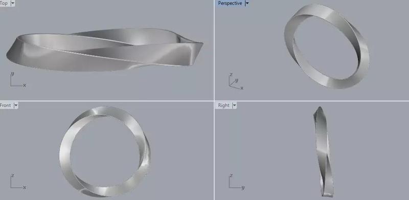 Twisted Designer Plain Silver Ring Jewelry