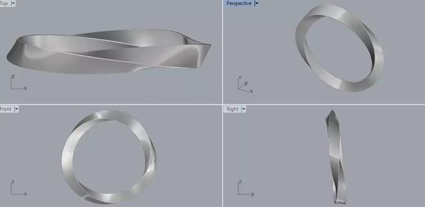 Twisted Designer Plain Silver Ring Jewelry
