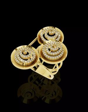 Triple Crown Statement Ring