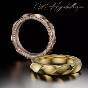 Twist Infinity Diamond Ring - Luxury Gold Band