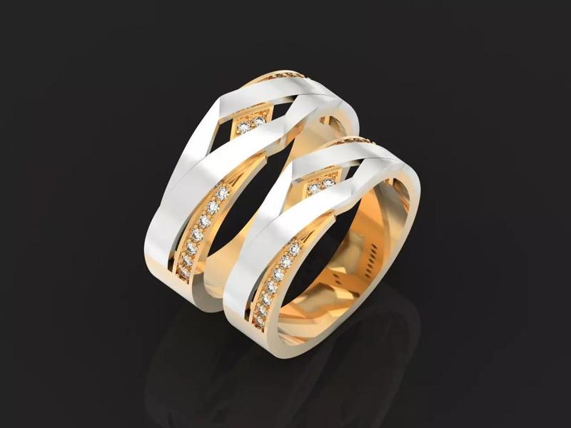 couples wedding ring  851