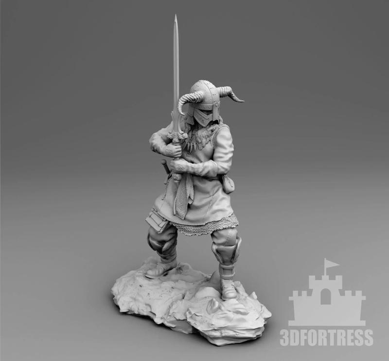 Viking with a two handed sword