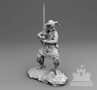 Viking with a two handed sword