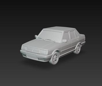 Tofaş Doğan - Classic Turkish Sedan 3D Model for 3D Printing