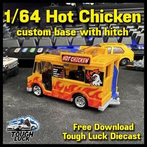 Hot Chicken Base with Trailer Hitch (Hotwheels)