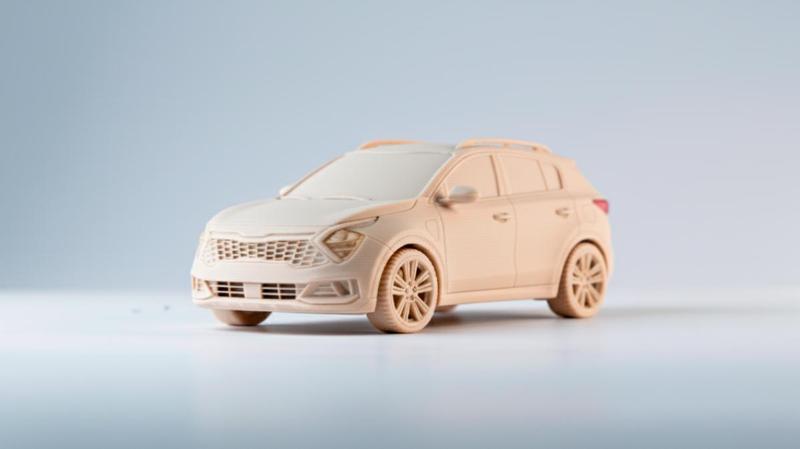 Kia Sportage Hybrid 2022 3D Car Model