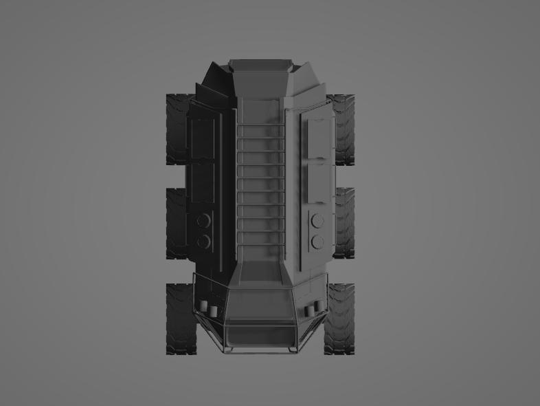 Planetary Rover – 3D Printable Futuristic Exploration Vehicle Model