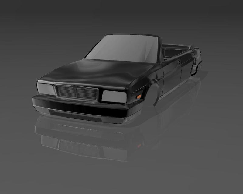 Nissan Y32 Cima 1995 Cabriolet  1:24 & 1:25 SCALE