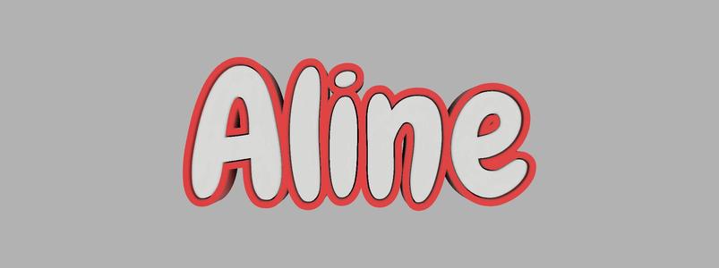 Two-tone key ring - Aline
