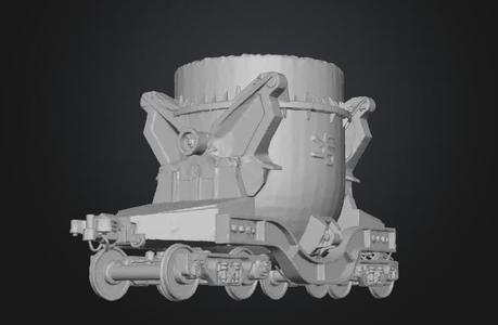 Molten Steel Carrier Train Car