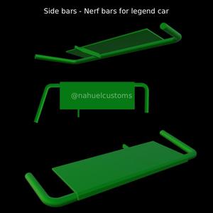 Side bars - Nerf bars for legend car