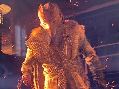 statua Kitsune Ghost of yotei