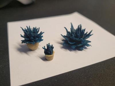 Diorama plants