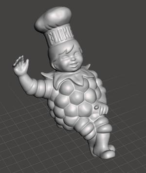 Flipje als 3D-Druckfigur