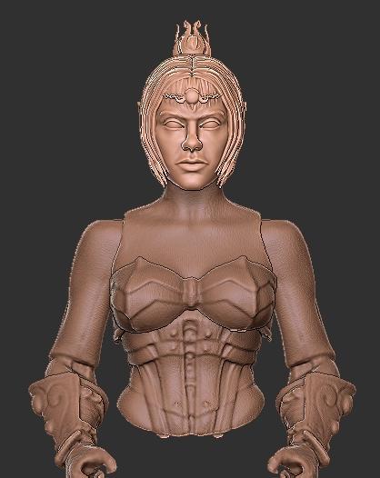 Baldur's Gate Shadowheart Head