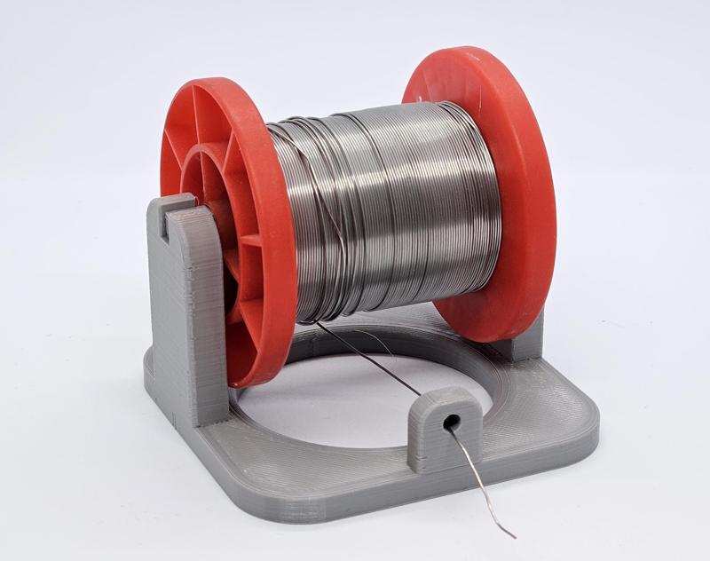 Solder spool holder