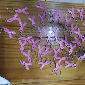 CANCER DE MAMA Lazo Key Ring