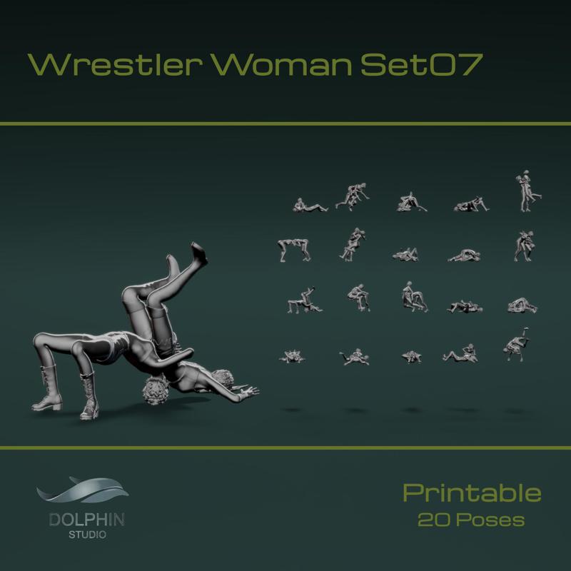 Wrestler Woman Set07