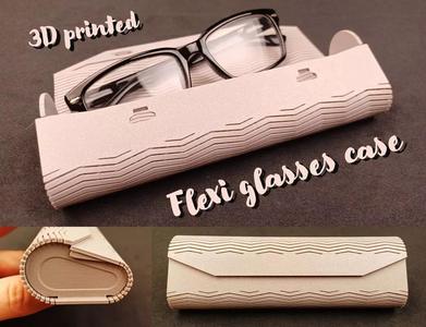 3D Printable Flexi Glasses Case STL