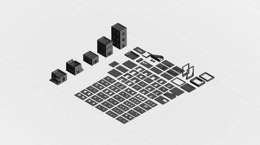 Combined construction of a house for rodents